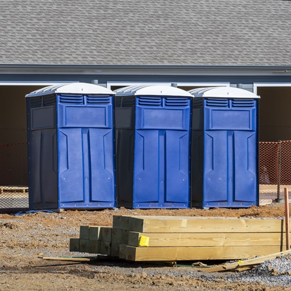 is there a specific order in which to place multiple porta potties in Pittsboro Mississippi